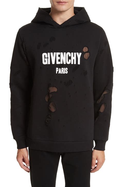 givenchy distressed hoodie reddit|givenchy distressed layered hoodie.